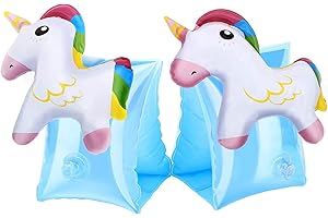Inflatable Swim Floater Sleeves for Kids, Cartoon Swimiming Armbands Floaties Water Wings Floatation Sleeves, Pool Water Spor