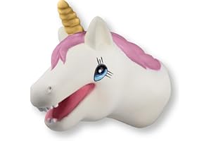 Wild Play Puppets Deluxebase for Kids - Realistic Unicorn Hand Puppets for Children. Made from Eco Friendly and Natural Latex Rubber, A Fantasy Animal Toy Puppet for Pretend Play for Girls and Boys