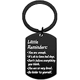 Little Reminders Keychain, Mental Health Gift, You Are Enough Key, Daily Affirmation Inspiration Uplifting Quotes, Self Love