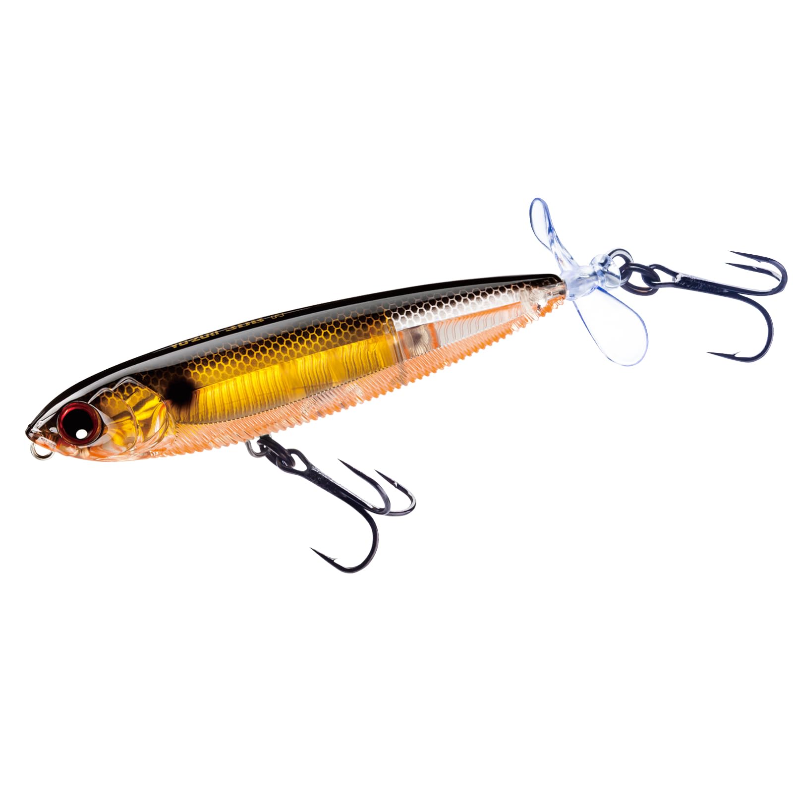 Yo-Zuri 3DB Prop Floating Lure, Prism Gold Black, 3 1/2-Inch