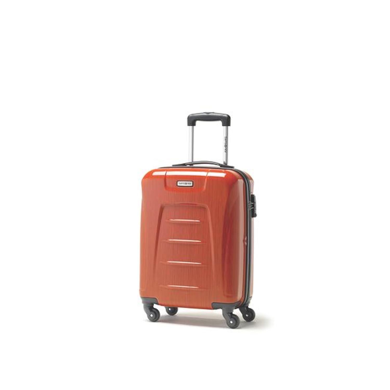 Samsonite Winfield 3 Fashion Spinner Widebody CarryOn, Orange (Brushed
