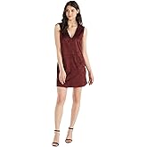 Mud Pie Women's Wilder Suede Dress Burg