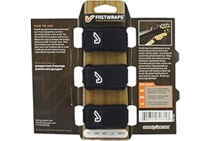 Gruv Gear FretWraps 3-Pack String Muters, Small, Black