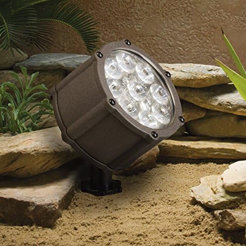 Nine Light Textured Architectural Bronze Spot Light
