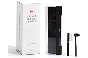 sdroceRyaM Vinyl Record Cleaning Kit 3-in-1 Turntable Records Cleaner Anti-Static LP Velvet Record Cleaner Brush Stylus Brush for Record Player Turntable, Style A