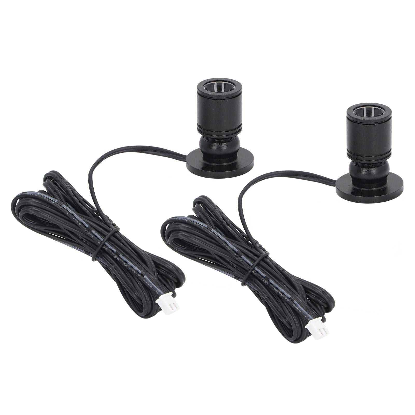 Dimmable Mini Spotlight USB 5V Art Light Mini LED Accent Lights Closet Spotlight 1 to 2 Spot Lights for Porch Display Cabinets Jewelry Cabinets Entrance Channels Shelves (Black)