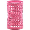 Large Pink Hourglass Hair Rollers 1.65 Inch