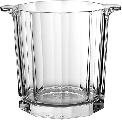 large glass ice bucket