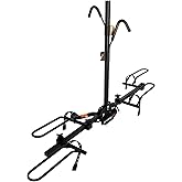 Swagman XTC2 Hitch Mount Bike Rack &ndash; Platform Carrier for 2 Bikes, Ratcheting Hook System, Compact Clam-Shell Folding Design
