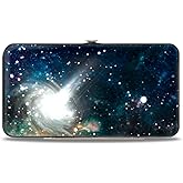 Buckle-Down womens Buckle-down Hinge - Galaxy Collage Wallet, Multicolor, 7 x 4 US