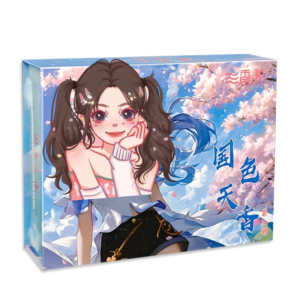 RiTeDei National Beauty 2 Series (1 Box) - Anime Trading Cards, MEIKA Collection Attractive Waifu Card Set (GSTX02)