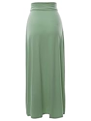 A2Y Basic Foldable High Waist Floor Length Maxi