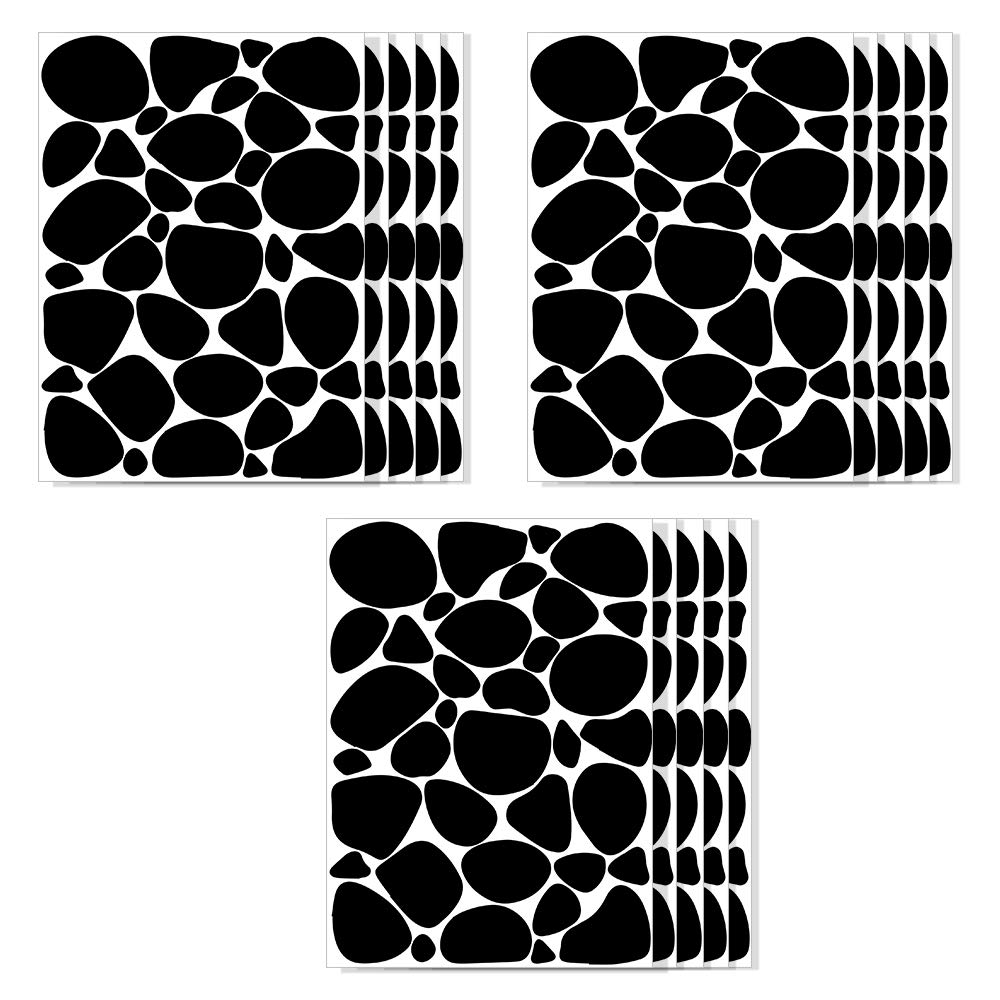 Pack of 15 Sheets/555 Dots Irregular Dalmation Stickers for Living Room Dalmatian Wallpaper Stickers Polka Dot Wall Stickers (1.5 to 6 cm) for Decorations for Living Room Packwith®