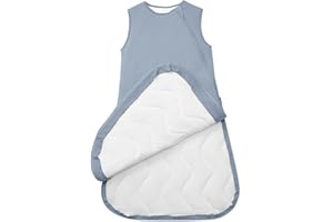 PurComfy Quilted Supersoft Sleep Sack, 2.5 TOG Premium Bamboo Viscose Warm Baby Sleeping Bag, Thick Babies Wearable Blanket