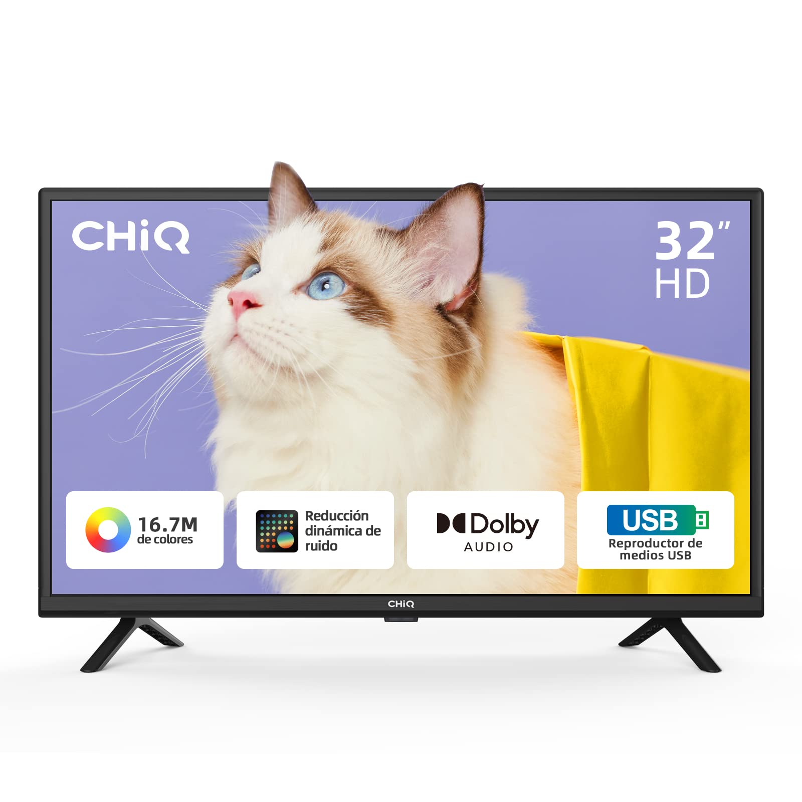 CHiQ-TV-L32G5W-2022-Television-32-Pulgadas-LED-No-Smart-TV-Decodificador-de-BLU-Ray-USB-Dolby-Audio-Sintonizador CHiQ-TV-L32G5W-2022-Television-32-Pulgadas-LED-No-Smart-TV-Decodificador-de-BLU-Ray-USB-Dolby-Audio-Sintonizador