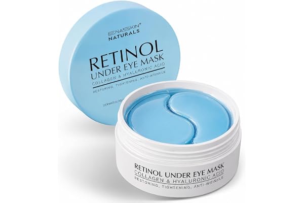 Under Eye Patches for Dark Circles: 30 Pairs Retinol Collagen Eye Gel Masks - Refreshing Under Eye Care for Appearance of Wri