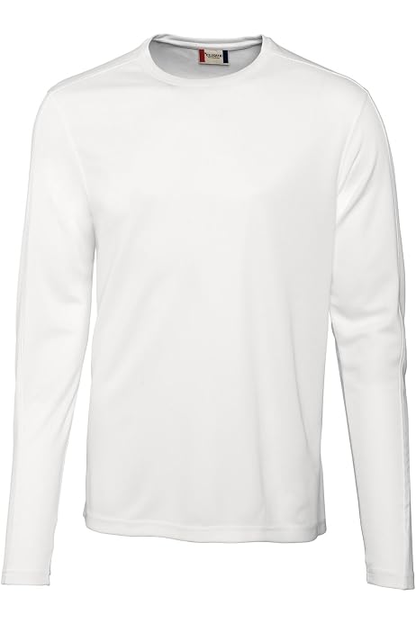 A4 Long Sleeve Hooded Tee White L | Amazon.com