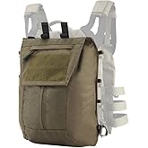 West Raccoon Tactical Pouch Zip-on Panel for 2.0 JPC Vest Backpack Airsoft Mesh Pocket Built-in Magazine