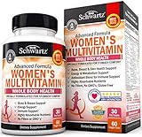 Multivitamin for Women - Energy, Immune & Joint Support Supplement - with Vitamin D3 for Skin, Bone and Breast Support - Once Daily - Formulated for Stomach Comfort - Promotes Whole Body Health