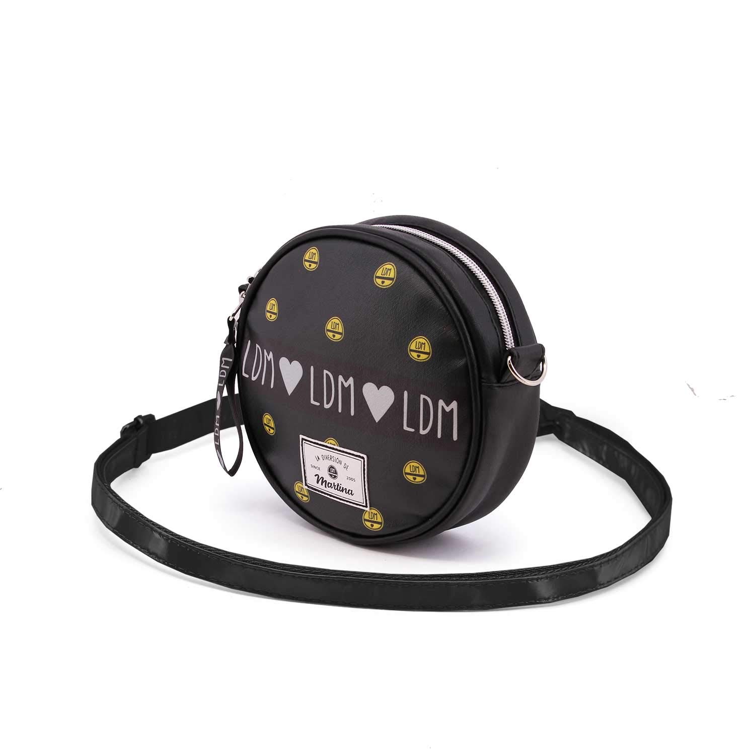 karactermania Martina D'Antiochia (La Diversión de Martina) Grey-Round Shoulder Bag