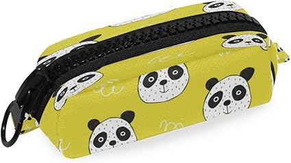 Amazon 筆箱 鉛筆ケース メガジップ パンダ柄 3 ペンシルケース 筆入れ 化粧ポーチ ペン袋 文具ケース ふでばこ トラベルポーチ 文房具 収納ポケット ペンポーチ ペン入れ袋 文具収納 小物入れ 多機能 大容量 個性 大きなファスナー ペンケース 文房具 オフィス用品