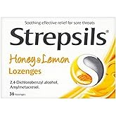 Strepsils Honey and Lemon Lozenges (36 Lozenges)