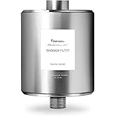 Filterbaby Titanium Shower Filter Pro - IAPMO Certified to NSF 177 Standard,Doctor Developed,Reduce up to 99% Chlorine/Chloramine/Lead/Certain Heavy Metals,Great Water Pressure,Long Lasting,Chrome.