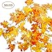 Anpro 30 LED 11.2 Ft Fall Decorations Lights - Thanksgiving Decor Fall Garland Leaves Fall Lights String, Autumn Garland - Battery Powered,Warm White