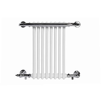 Richmond Radiators Badezimmerheizkorper Granat Traditionell Mit Handtuchhalter Schwarz Weiss Oder Lavagrau Mit Chromstangen Weiss 700 Stuck Amazon De Kuche Haushalt