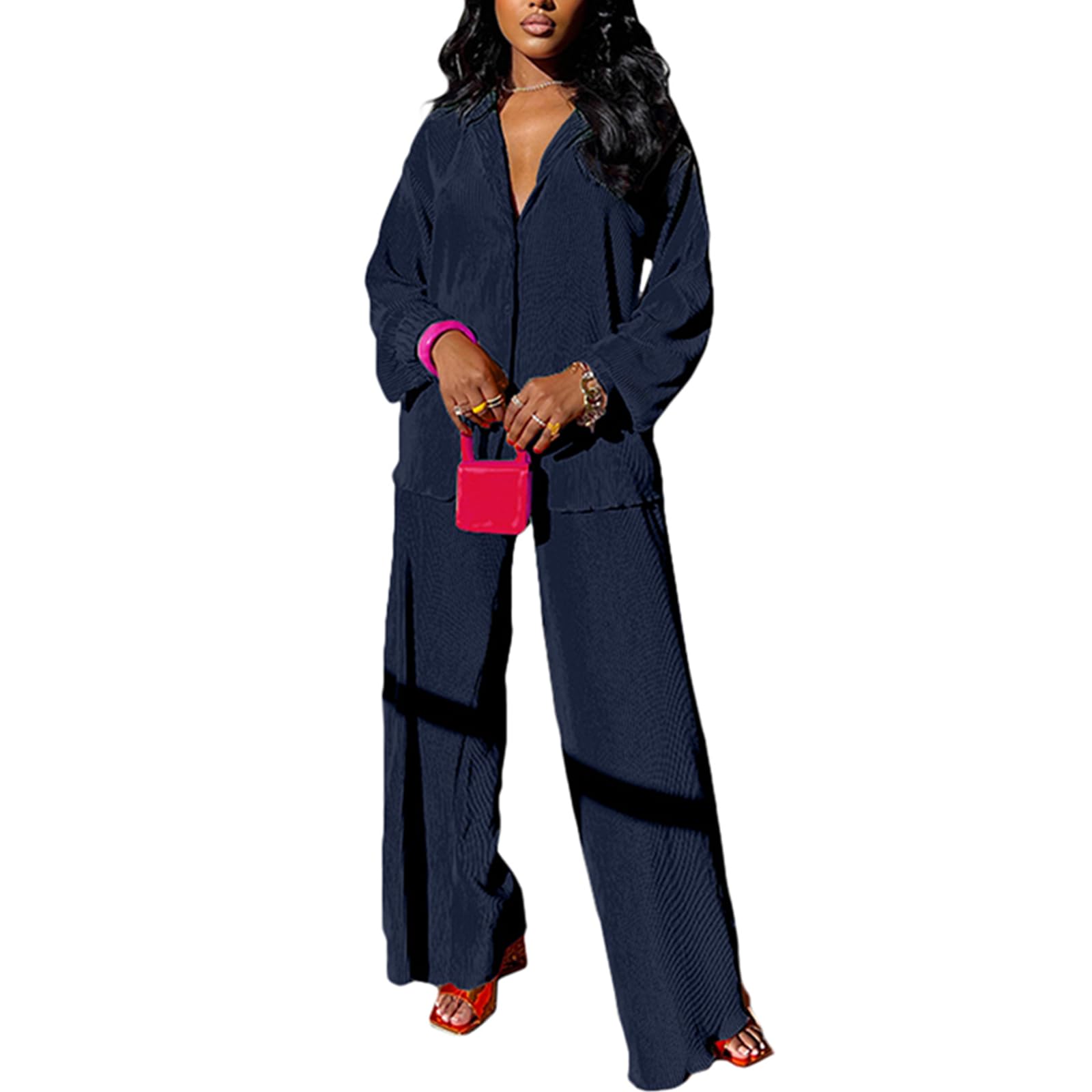 kaimimei Casual 2 Piece Outfit for Women - Linen