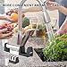 Kitchen Knife Sharpener 2 Stage Tungsten and Ceramics Wheel Sharpening System, Sharpens Dull Knives Quickly, Stainless Steel Knife Sharpener for Different Blunt Blades-Home and Chef's First Choice