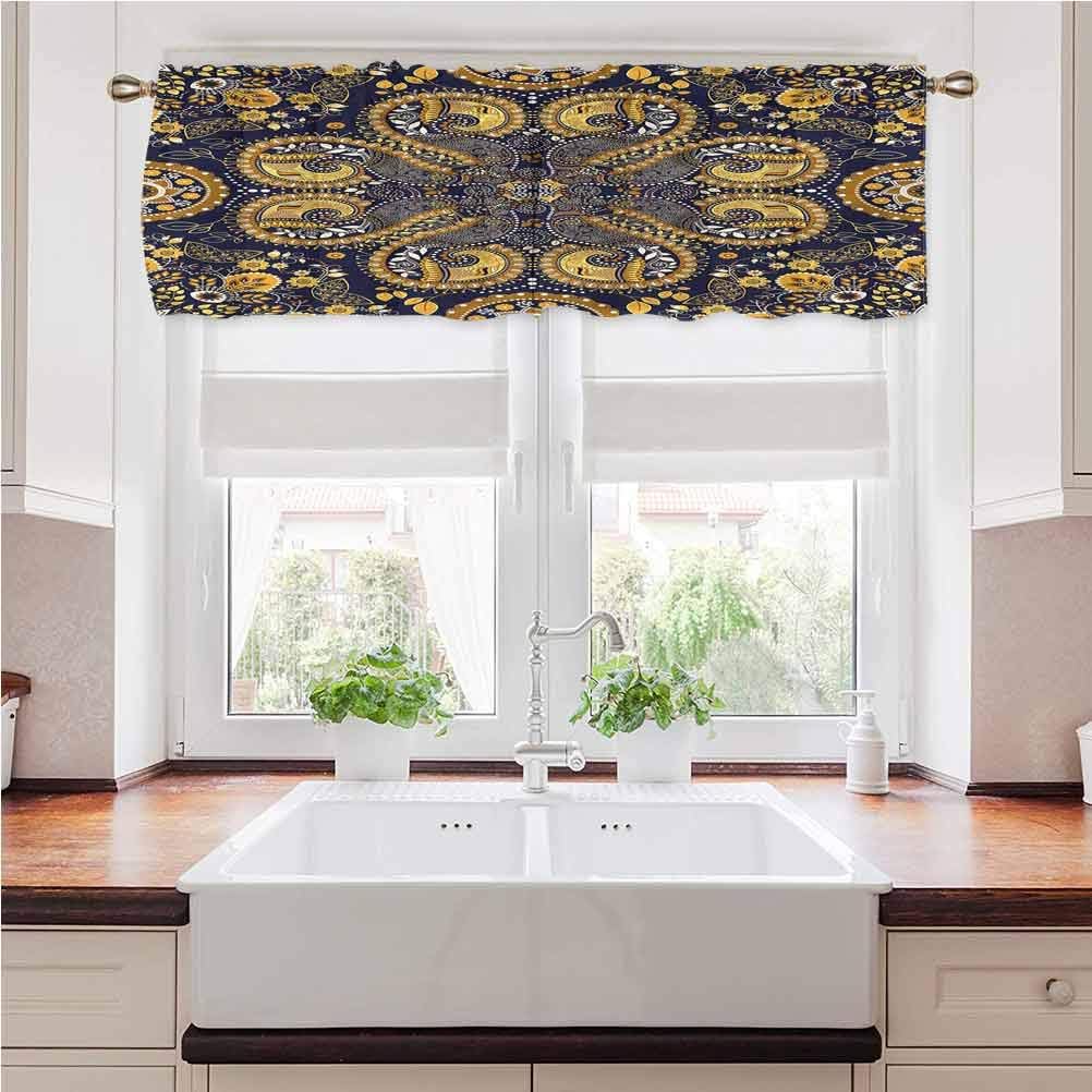 Painting-home - Cenefa de cortina para ventana, diseño de triángulos y