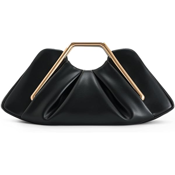 JW PEI Women's Tori Vegan Leather Metal Structure Clutch - Lemon