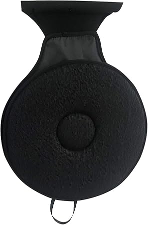 Amazon Co Jp Qd Sgmp 回転クッション 回転シート サポートクッション 滑り止めクッション 丸型 乗り降りらくらく 車用 車椅子用 介護用 お年寄り 妊婦 ブラック ホーム キッチン