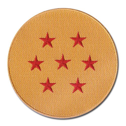 Dragon Ball Z 7 Star Ball Embroidered Patch 3.75