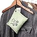 Activated Bamboo Charcoal Air Purifying Bag, Charcoal Bags Odor Absorber, Car Air freshener Bag, Nature Fresh Air Purifier Bag for Home Closet Pet 4 x 200g