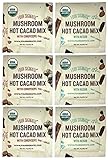 Four Sigmatic Mushroom Hot Cacao Mix Sampler Pack of 6 - Reishi and Cordyceps Hot Cacao Mix (3 Packets Each)