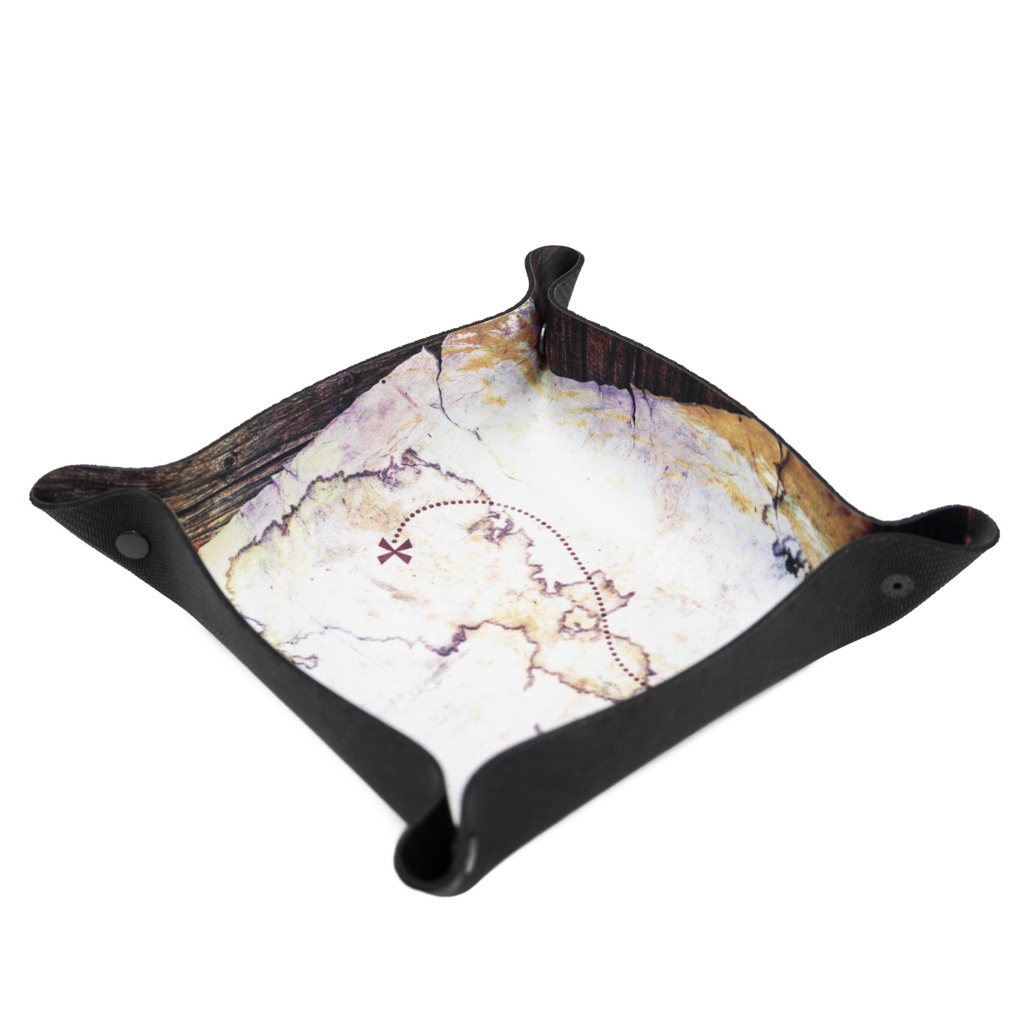 Dice Tray For Tabletop Games and RPG compatible with Robinson Crusoe: Adventures on the Cursed Island, Small World - Forgotten Isle