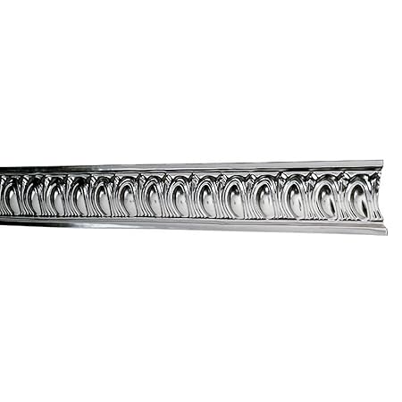 Ceiling Tiles Tin Plated Steel Cornice Egg And Dart Amazon Co Uk