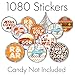 Safari Sunday School Stickers for Kids - 1,080 ct