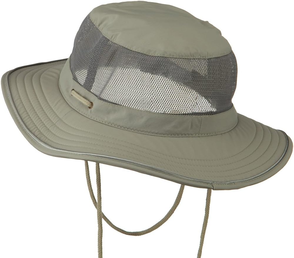 e4Hats Big Size Talson UV Mesh Bucket Hat at  Women’s Clothing store
