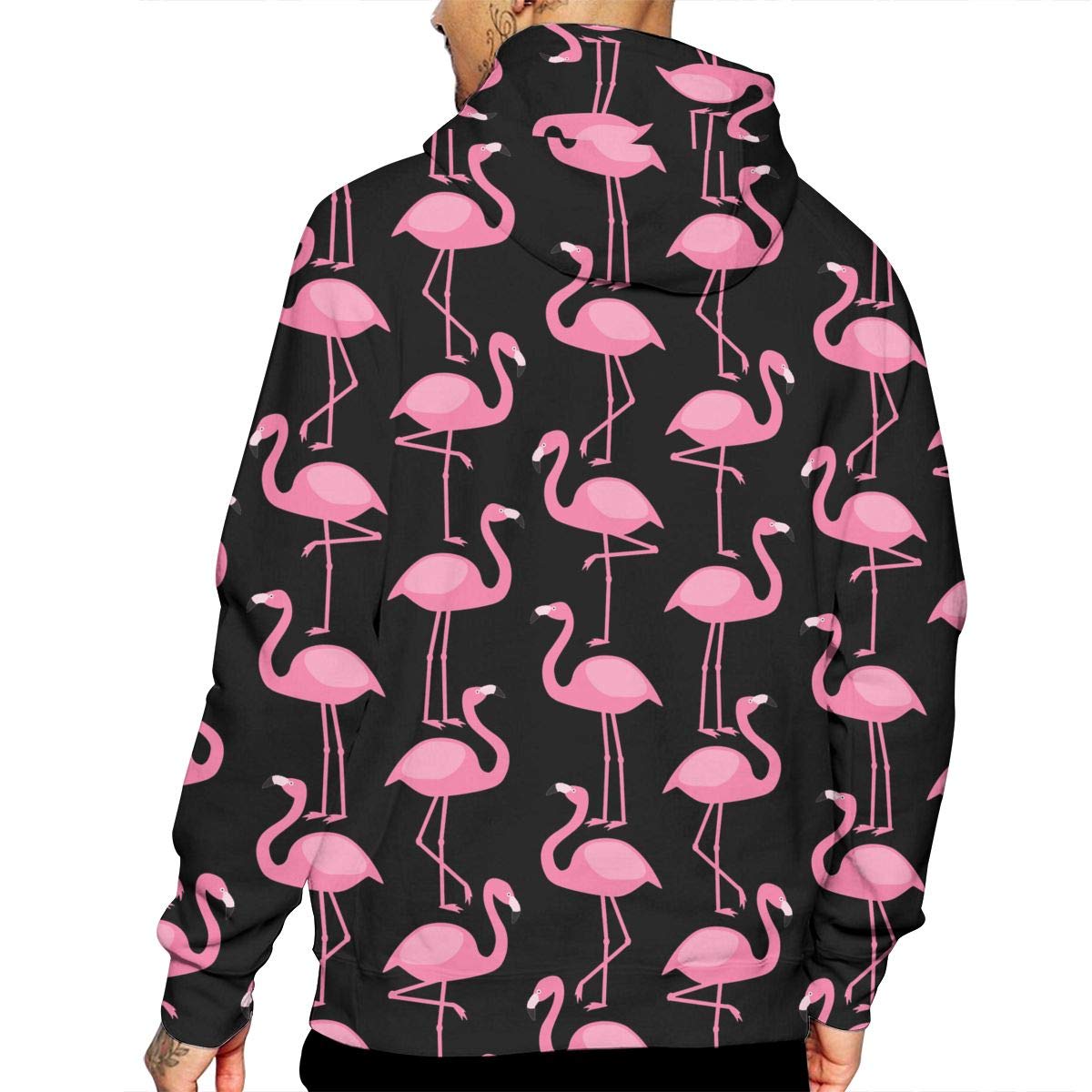 Flamingo Pattern Mans Long Sleeve 