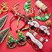 Boao 12 Pieces Christmas Headbands and Glasses Frame for Christmas and Holiday Party Fancy Hair Band Hats Photo Booth Props