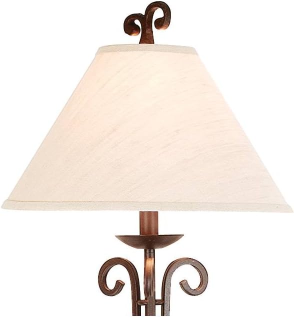 iron scroll floor lamp