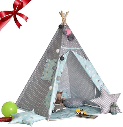 Kati Way Tipi Enfant Interieur Tente Enfants Jouet Jeu Game House Escalade Decoration Bebe Chambre Pour Fille Garcon Idee Cadeau Sans Tapis Amazon Fr Cuisine Maison