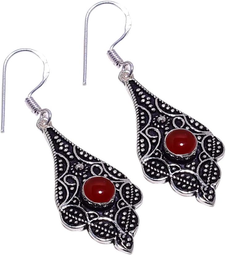 Handmade Earring 925 Sterling Silver Plated Jewelry for Womens and Girls