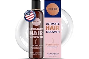 Moerie Ultimate Hair Growth Conditioner – For Longer, Thicker, Fuller Hair - Vegan Friendly Volumizing Hair Products – Paraben & Silicone Free – All Hair Types – Reverse Hair Loss – 8.45 fl oz (250ml)