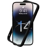 RhinoShield Bumper Case Compatible with [iPhone 14 Pro] | CrashGuard NX - Shock Absorbent Slim Design Protective Cover 3.5M / 11ft Drop Protection - Black