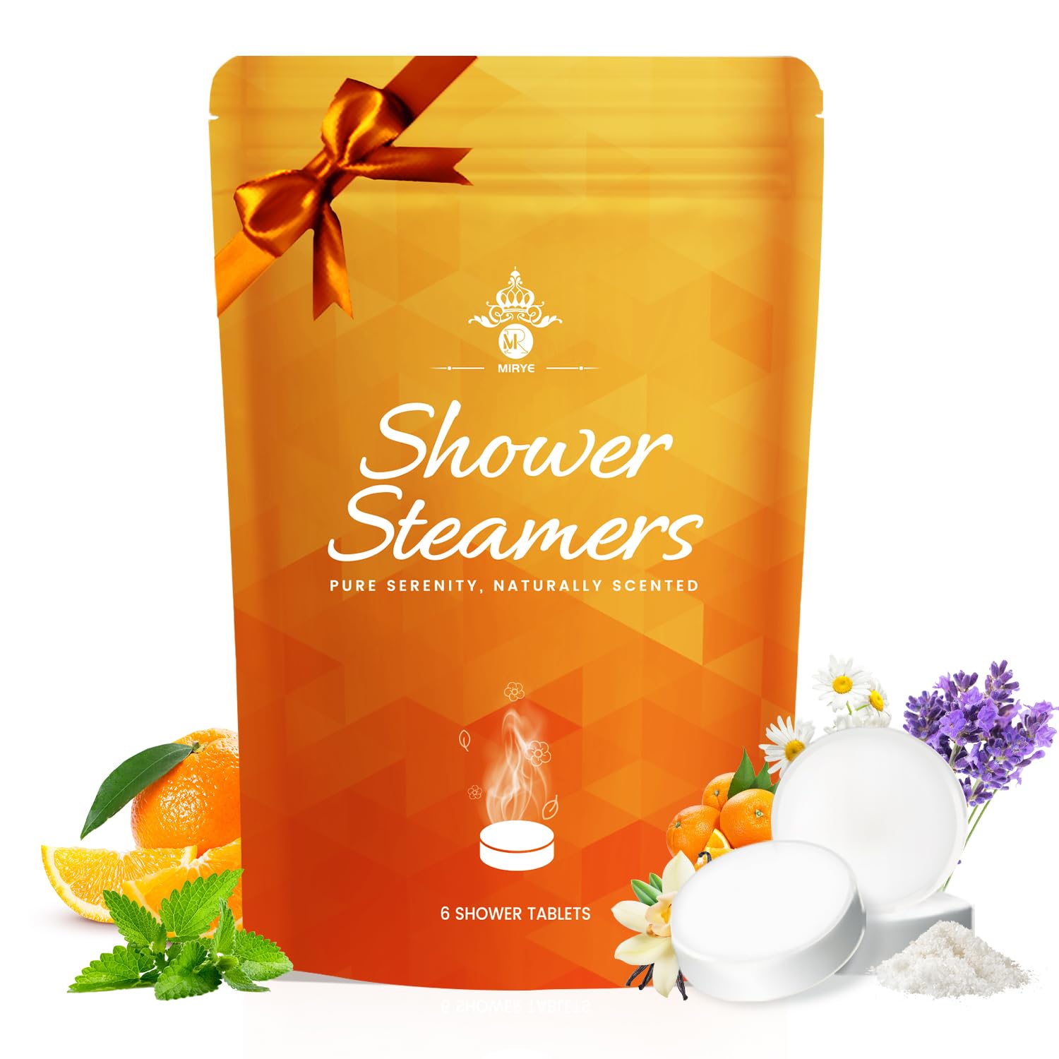 Photo 1 of *** 3 pack **MR MIRYE Shower Steamers Aromatherapy, 6 Pack Shower Bombs for Birthday Unique, Mother's Day Gifts for Her, Home Spa Self Care Relaxing Gifts