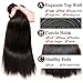 QinMei Brazilian Straight Hair 3 Bundles With Closure 4×4 Lace Closure With Bundles 100% Unprocessed Virgin Straight Human Hair Extensions Swiss Closure Weave Weft Natural Color (12 14 16 +10 Closure)